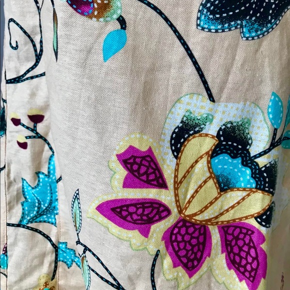 Floral Print Wing Sleeve Retro Mini Dress - Picture 4 of 5